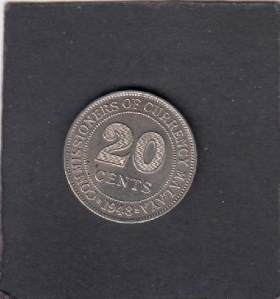 Beschrijving: 20 Cent  GEORGIUS VI